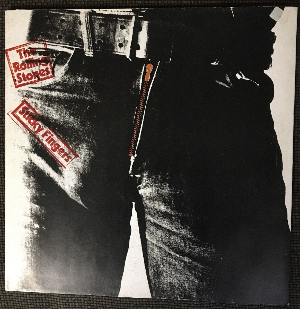 The Rolling Stones ‎– Sticky Fingers Vinyl 1979 Reissue Zipper