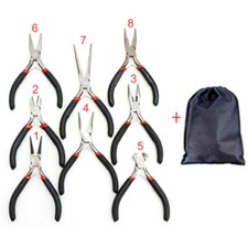 Many kinds Making Tools Pliers Set Kit Beading Jewellery Round Mini Nose Flat