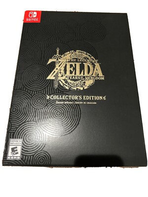 Nintendo Switch Legend of Zelda Tears of the Kingdom Collector's Edition IN HAND