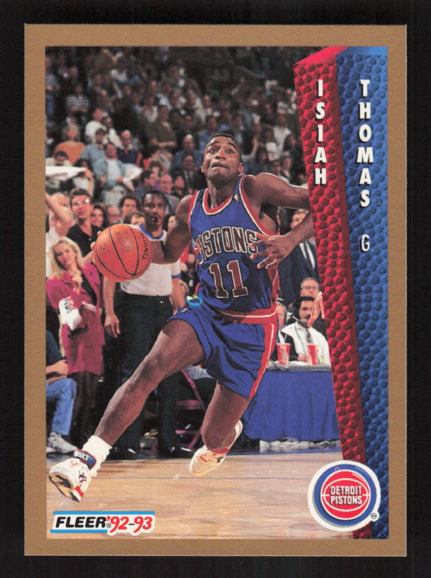 1992-93 Fleer #69 Isiah Thomas Detroit Pistons
