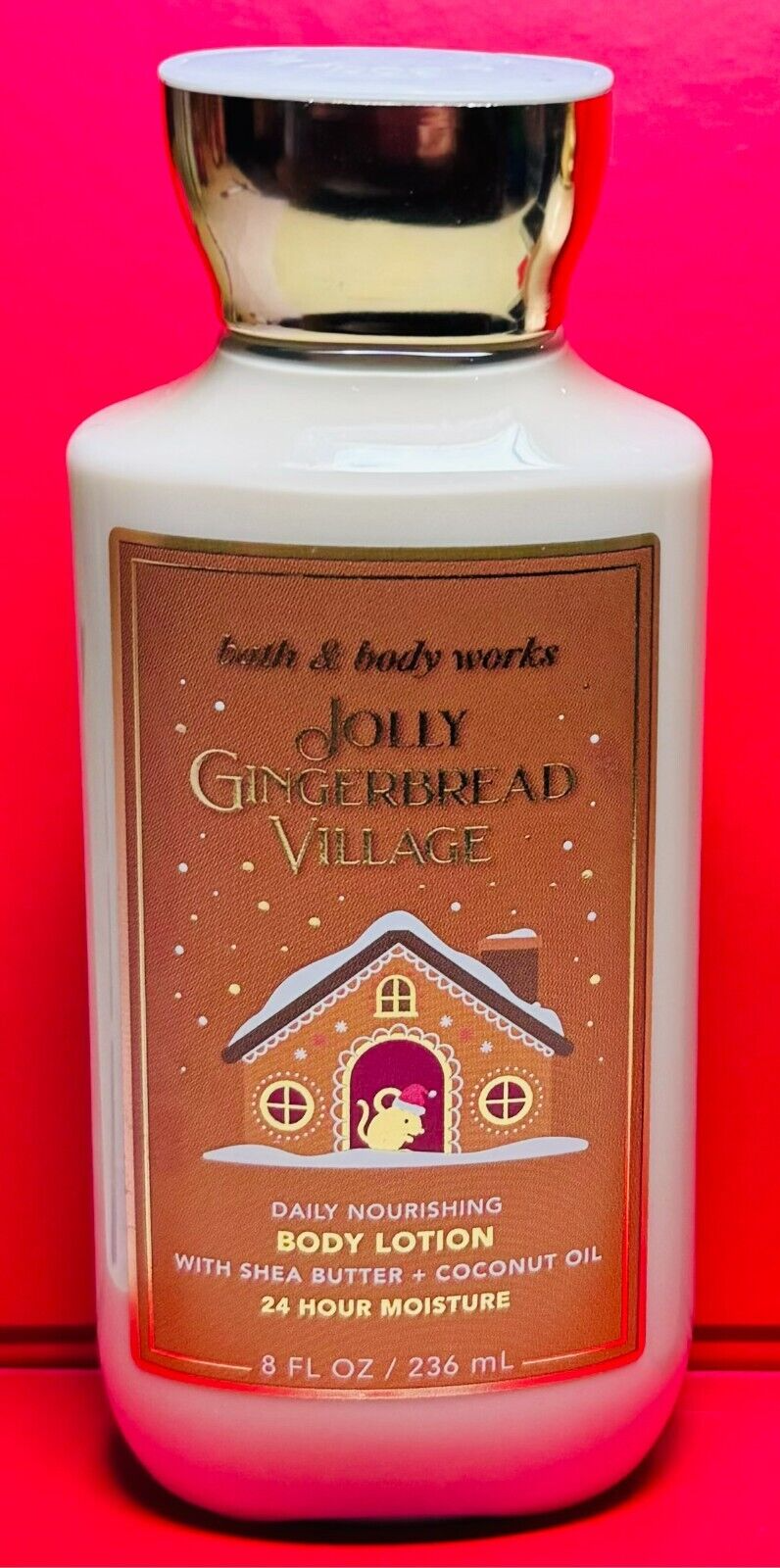 NEW Bath & Body Works Jolly Gingerbread Village Body Lotion FREE SHIP