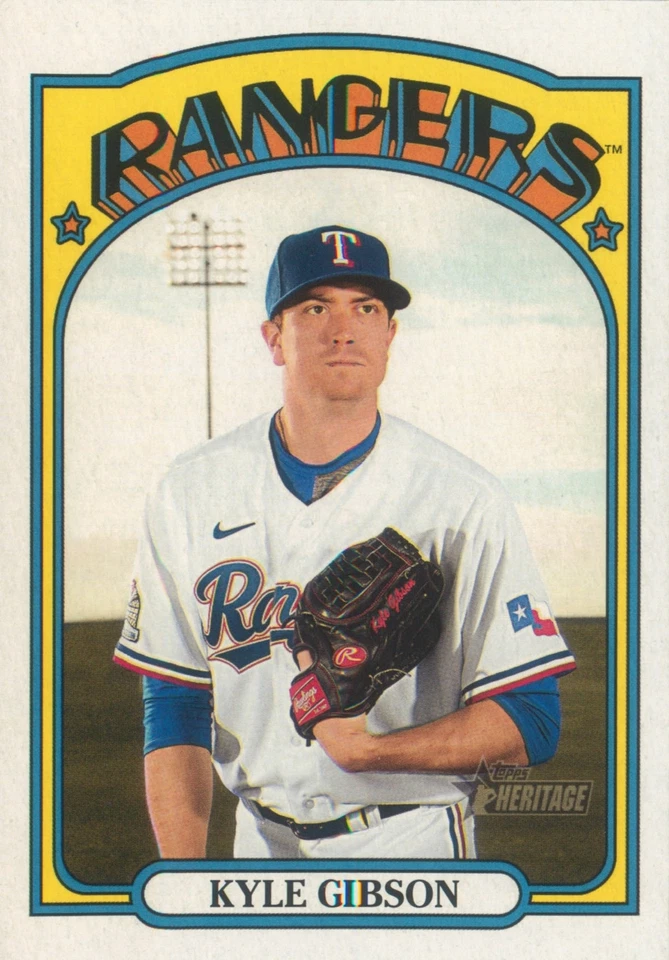 2021 Topps Heritage Kyle Gibson Front w/ Gio Gonzalez WRONG BACK ERROR Card #280 - Image 2 of 3