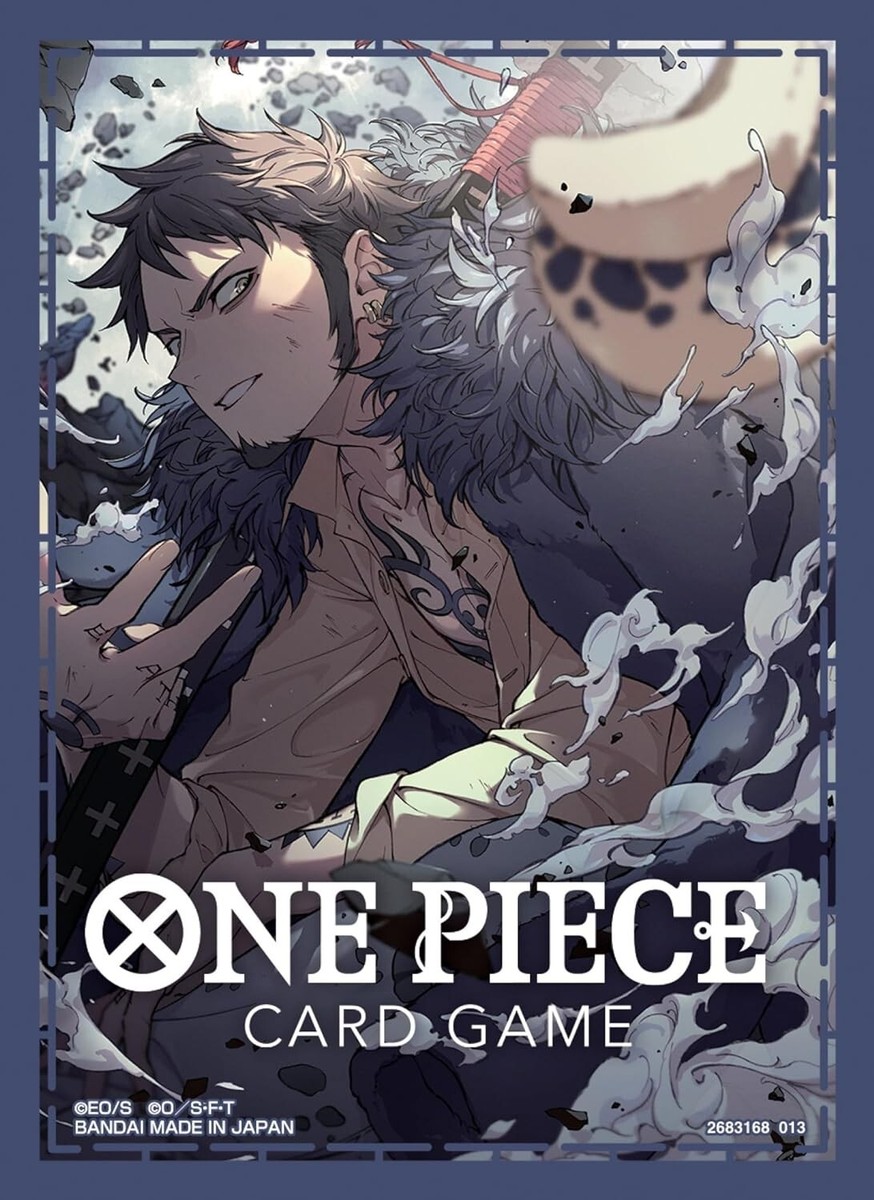 ONE PIECE OFFICIAL CARD SLEEVES 6 Trafalgar Law 70pcs. ONE PIECE OFFICIAL CARD SLEEVES 6 Trafalgar Law 70pcs.