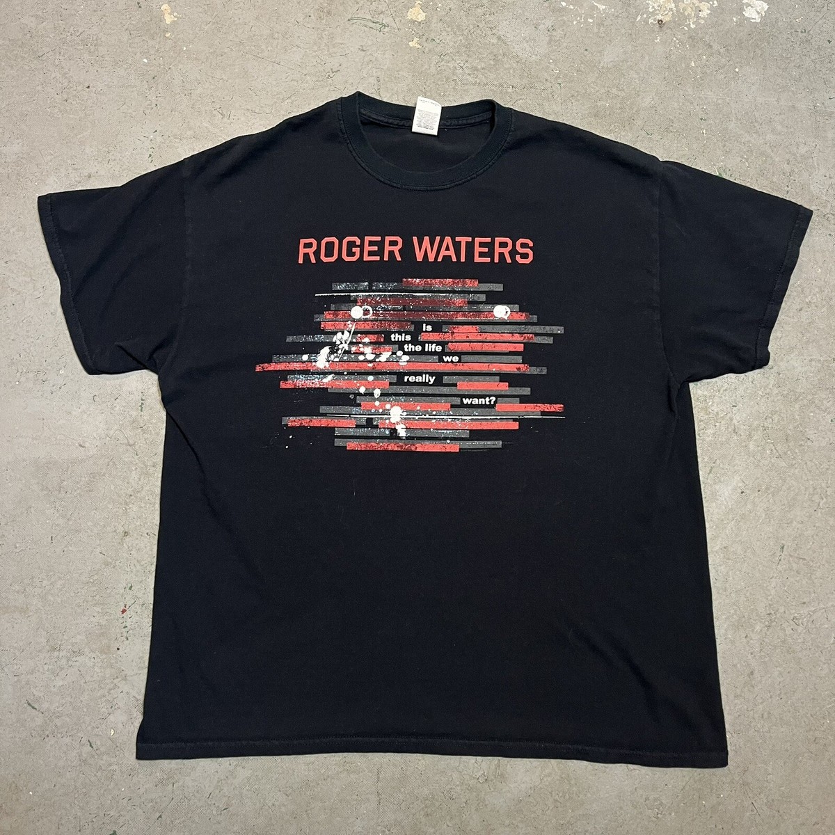 Roger Waters Tシャツ Roger Waters Is This The Life We Really Want Resist Shirt XL Pink