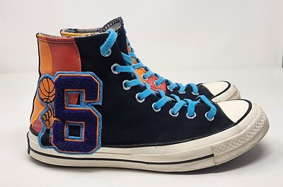 VINTAGE CONVERSE CHUCK TAYLOR BLACK/BLUE MENS 9.5 & WOMENS 11.5 107883F REVERSIB Converse Chuck Taylor All Star Classic Colors Low Solid  main image 3