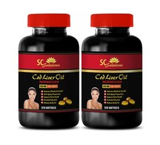 Cod Liver Oil Softgels - Cod Liver Oil 600mg - Helps With Pain Intensity - 2B