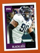 2019-20 Score Football Ross Blacklock RC #345 TCU Horned Frogs