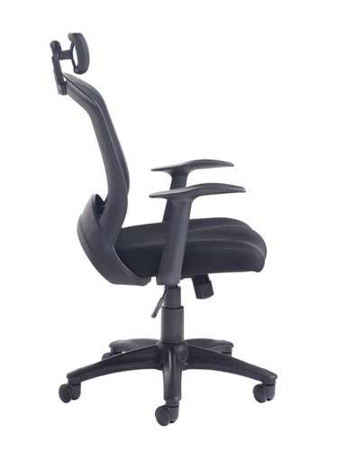 Office Chair Solaris Mesh Operators Chair SOL300T1-K by Dams - Picture 2 of 4