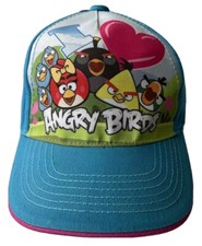 Kids ANGRY BIRDS Back Adjustable Basketball Hat ROVIO CAP #ETAB3120PC - NEW