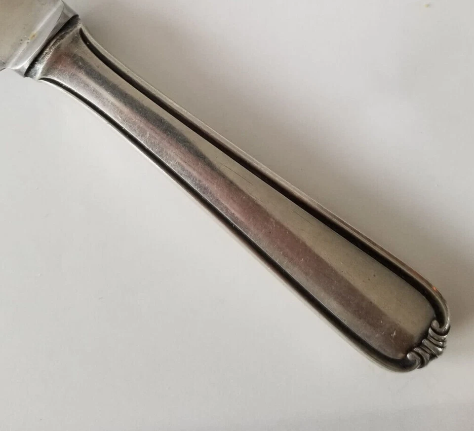 Cuchillo de plata 800 alemán Bremer Silberwarenfabrik cubiertos ~ 10" Foto 2 de 2