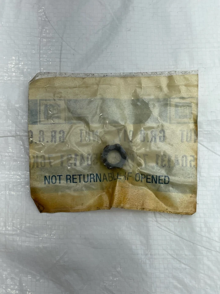 Lote de 4 tuercas de varilla de amarre de dirección GM Chevrolet Cadillac Buick Pontiac Oldsmobile NOS Foto 3 de 4