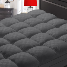 Mattress Topper King,Extra Thick Mattress Pad Cover for Back