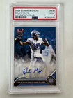 DRAKE MAYE 2023 BOWMAN U NOW ON-CARD Auto BLUE #/49 PSA 9 33B