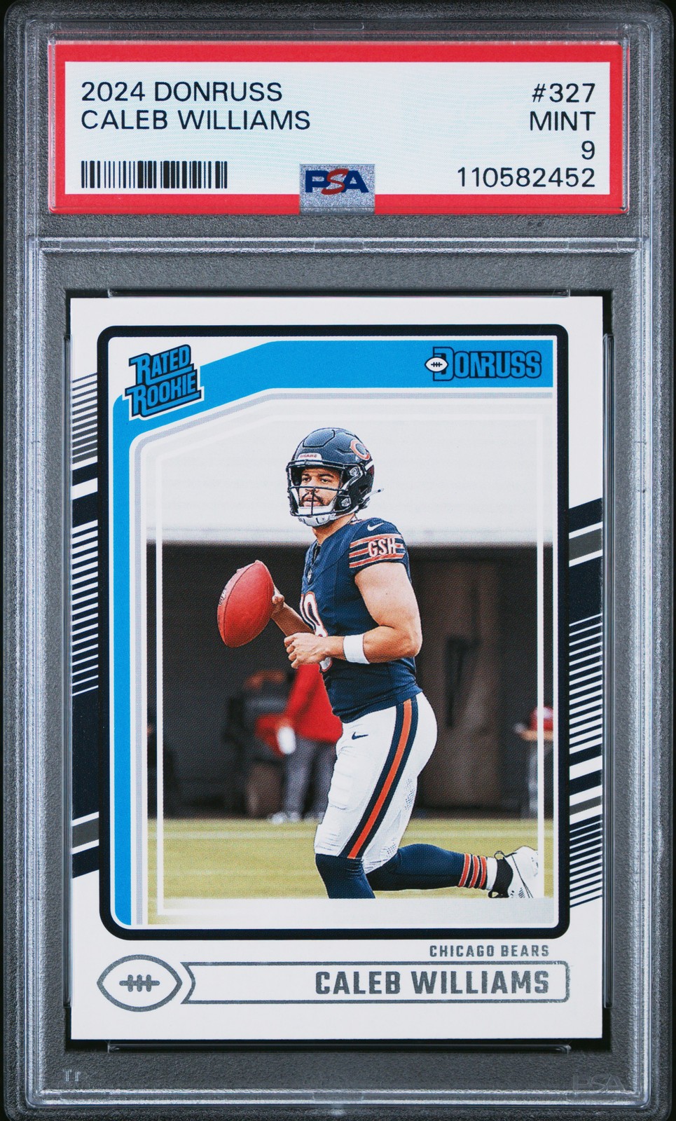 2024 PANINI DONRUSS #327 CALEB WILLIAMS PSA 9