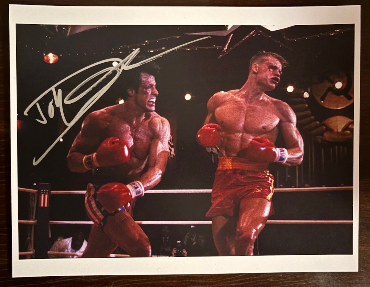 Dolph Lundgren “Ivan Drago” Signed / Autographed Rocky IV 8 x 10 photo