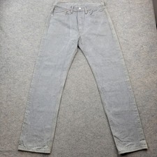 Levis 501 XX Jeans Mens 32x32 Light Wash Gray Regular Straight Denim Pants