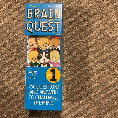 Brain  Quest Grade 1 Ages 6-7 750 Question And Answers Educational Cards New