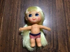 VTG 1965 Mattel Liddle Kiddles Surfy Skiddle Doll, Bikini Bottoms! Nice!
