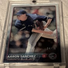 2015 Topps Baseball Acetate #4/10 Aaron Sanchez Future Stars Blue Jays