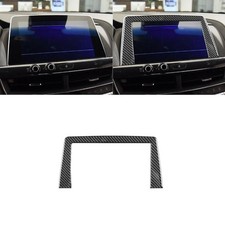 Carbon Fiber Console Navigation Gps Cover Trim For Cadillac Ct5 2019-24 Carbon Fiber Console Navigation Gps Cover Trim For Cadillac Ct5 2019-24