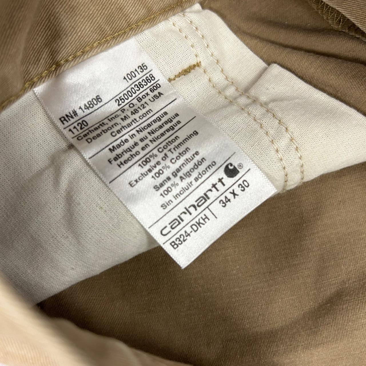 Carhartt Shorts workwear cargo carpenter cut off shorts Men's 34 thumbnail 3