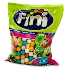 (10,47€/1kg) Fini Gum Balls, Kaugummi, Nachfüllbeutel 1kg