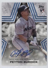 2023 Topps Series 1 Baseball Stars Auto Peyton Burdick #BSA-BUR Auto 01e1