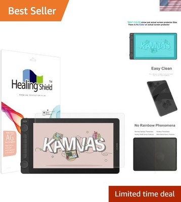 Anti-Glare Matte Screen Protector for Huion Kamvas 13 - Paper Texture, UV Safe