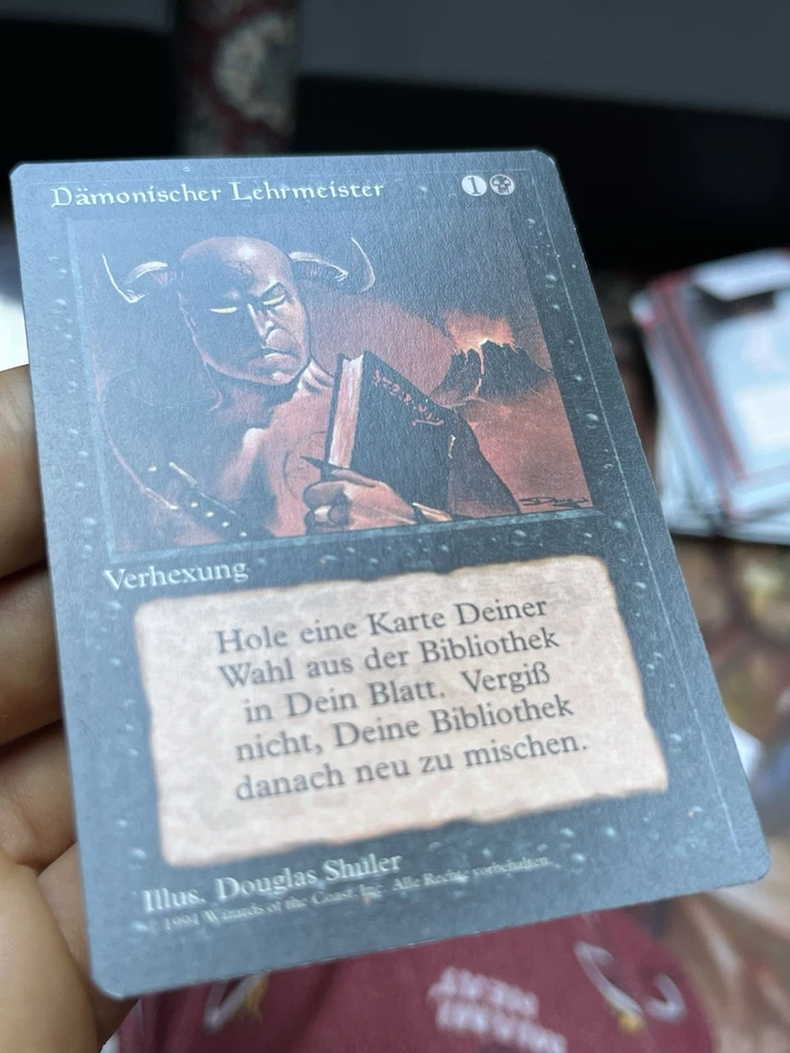 German FBB • Demonic Tutor • Pack Fresh • Mtg (1839) - Image 4 of 4