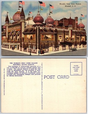 Corn Palace Mitchell South Dakota Postcard