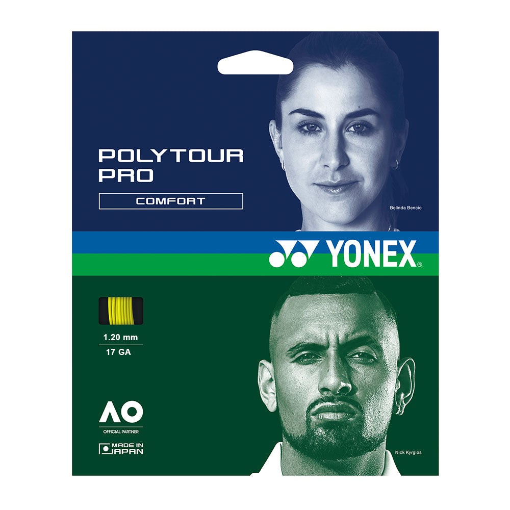 Теннисный шнур Yonex Poly Tour Pro 17120 желтый 5490₽