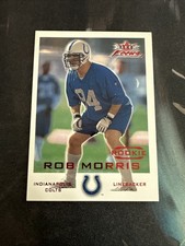 2000 Fleer Focus /3999 #206 ROB MORRIS Indianapolis Colts ROOKIE Card RC. rookie card picture
