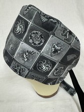 Men/Women Surgical Scrub Cap Lined Thrones Very Cool Cap Cotton