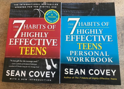 THE SEVEN HABITS OF HIGHLY EFFECTIVE TEENS ~ BOOK + WORKBOOK ~ SEAN COVEY ~ 2014