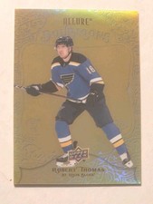 Robert Thomas 2022-23 Upper Deck Allure Doubloons  Gold Holo Blues #DB-66