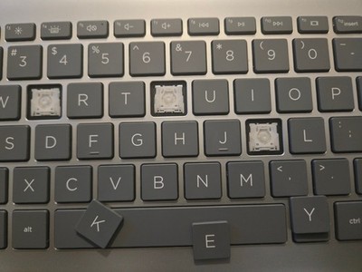 HP 17-cn Series 17.3 Palmrest Keyboard Keycap Replacement Keys