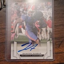 Leaf 2015 Draft Quinton Dunbar #BA-QD2 Authentic Signature Florida Gators