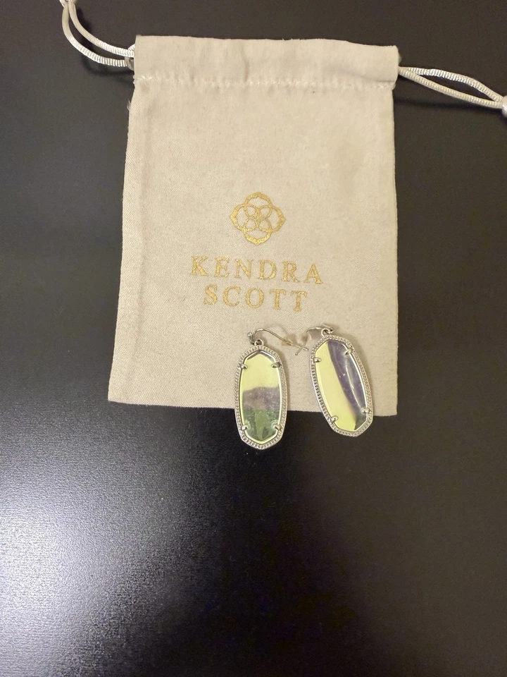 Kendra Scott  Silver Statement Earrings - Image 2 of 2