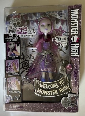 WELCOME TO MONSTER HIGH ARI HAUNTINGTON SINGING POPSTAR DOLL MATTEL NEW