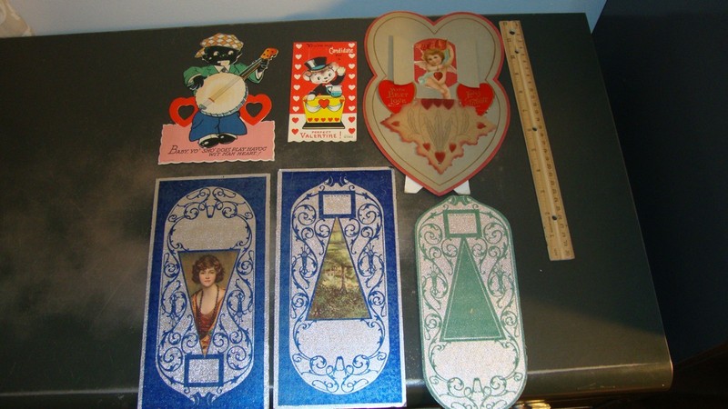LOT OF OVER 50 VINTAGE GREETING CARDS UNUSED EXCEPT FOR 1st CARD IN PHOTO