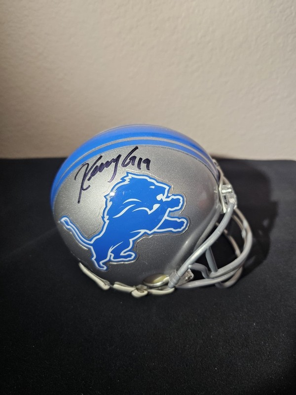 Kenny Golladay Auto Mini-Helmet Beckett Witnessed Detroit Lions BB2