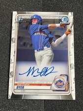 2020 Bowman Chrome Autograph CDA-MD Matthew Dyer 1st Auto