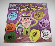 Vintage Pardon My Sports Blooper  Vinyl Album
