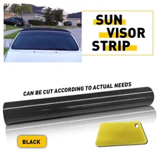Sun Visor Strip Windshield Banner Vinyl Long Lasting Premium Blank Decal EKK