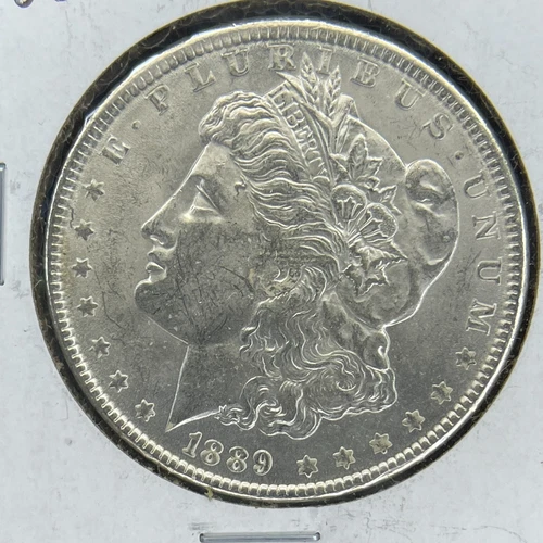 1889 MORGAN SILVER DOLLAR, ESTATE SALE, 90% SILVER COIN, MS, #0100