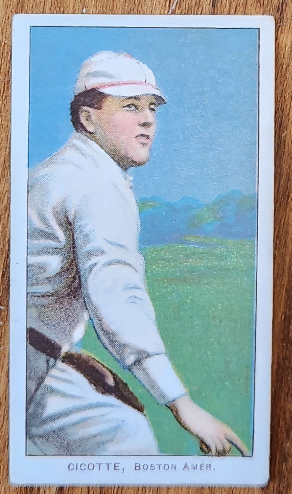 1909-11 T206 Ed Cicotte Sweet Caporal Series 150 Factory 25 Beautiful Front