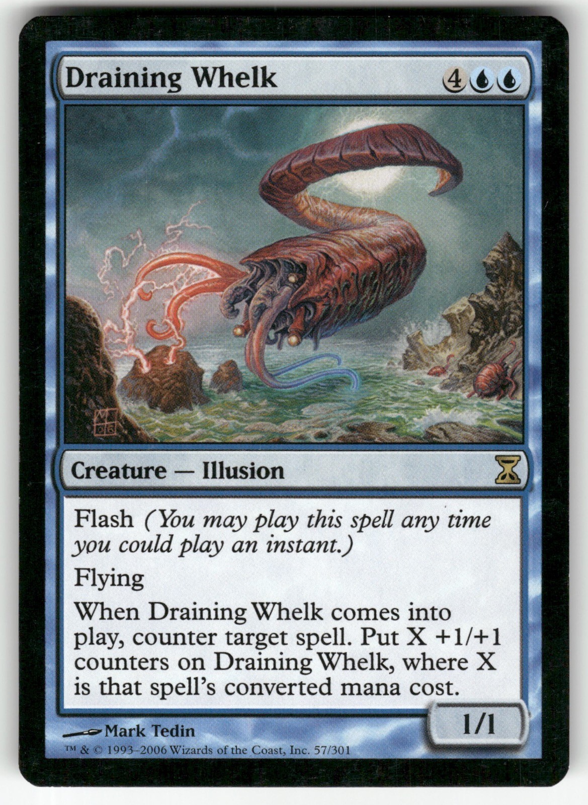 Draining Whelk 57 Rare Time Spiral Magic: The Gathering Lightly Played
