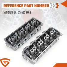 05143397ab For Mopar Dodge Chrysler Jeep 5.7l Hemi Cylinder Heads Set Pair 03-08