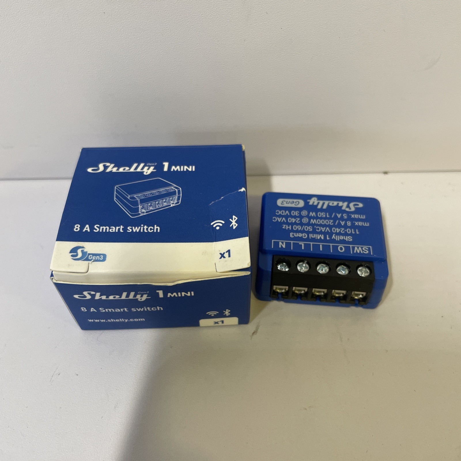 Wi-Fi Controlled Shelly 1 Mini Gen3 Smart Relay 3800235261576
