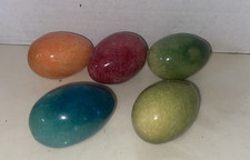 Vintage Polished Marble Eggs 2x3' 5 in lot